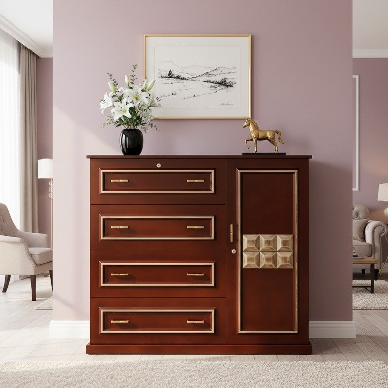 Diamond Chest of Drawers