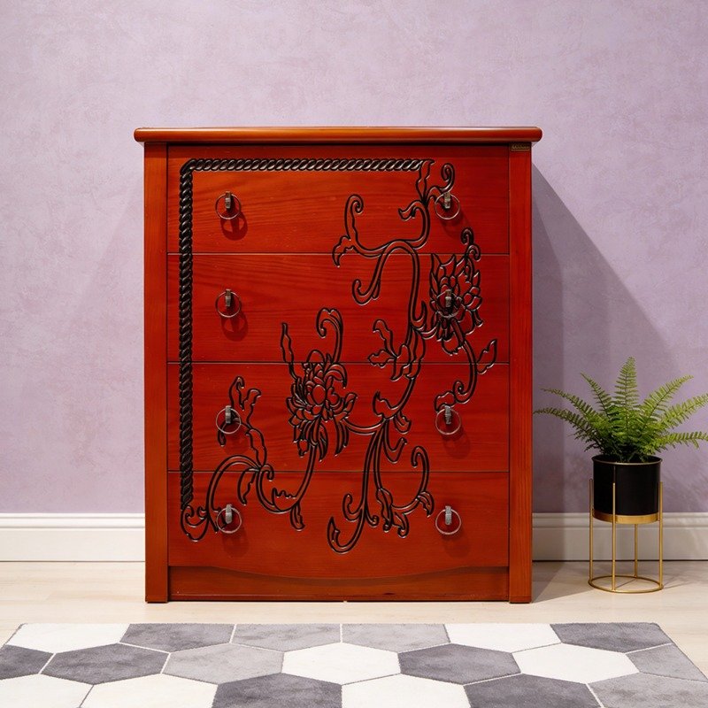 Classic Floral Chest of Drawers