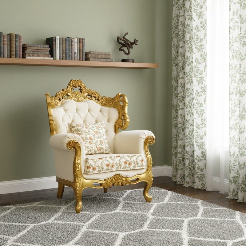 Luxury 1 seater sofa